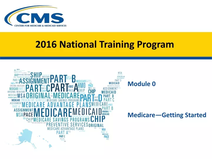 2016 national training program