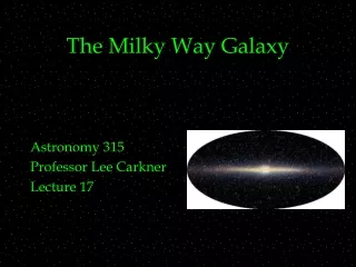 The Milky Way Galaxy