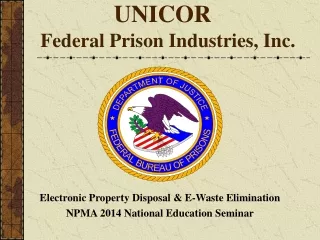 UNICOR  Federal Prison Industries, Inc.