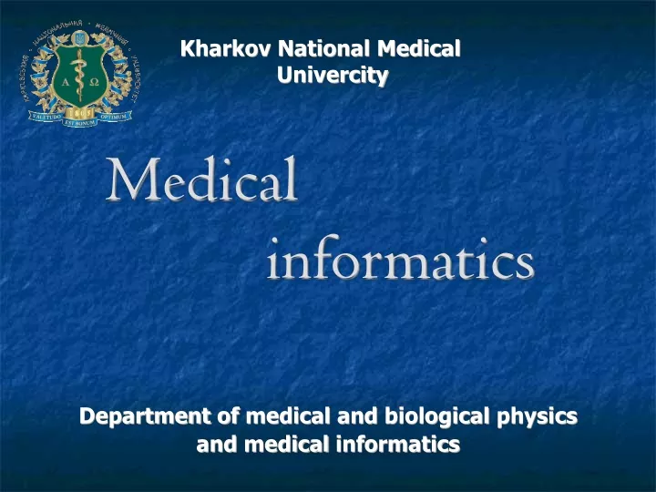 medical informatics
