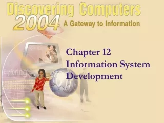 Chapter 12 Information System Development