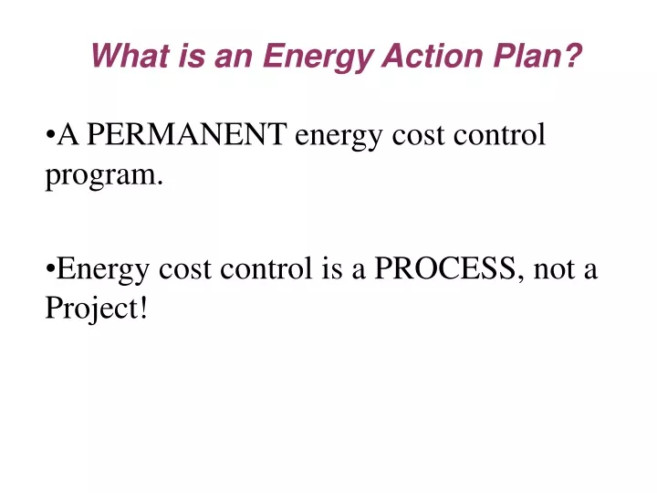 what is an energy action plan