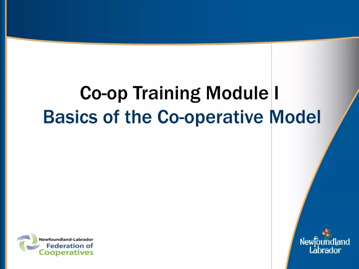 co op training module i basics of the co operative model