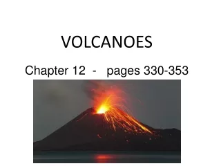 VOLCANOES