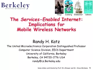 The  Services-Enabled  Internet: Implications for Mobile Wireless Networks