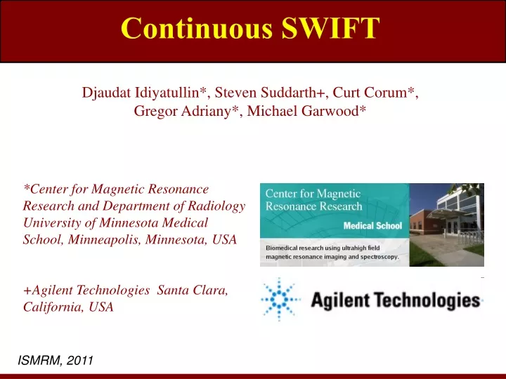 continuous swift djaudat idiyatullin steven suddarth curt corum gregor adriany michael garwood