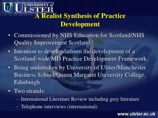 A Realist Synthesis of Practice Development