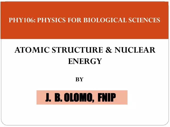 phy106 physics for biological sciences