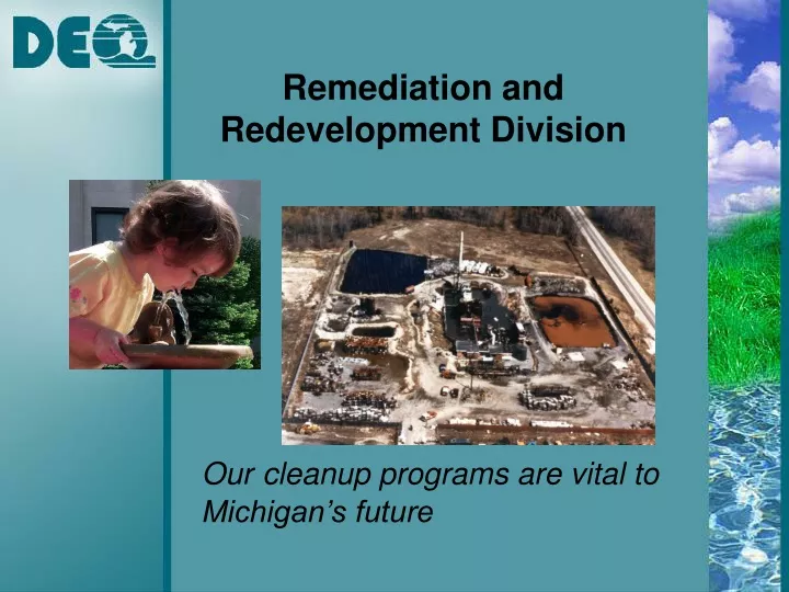 remediation and redevelopment division