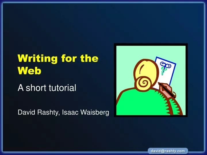 writing for the web