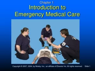 Introduction to  Emergency Medical Care