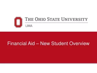 Financial Aid – New Student Overview