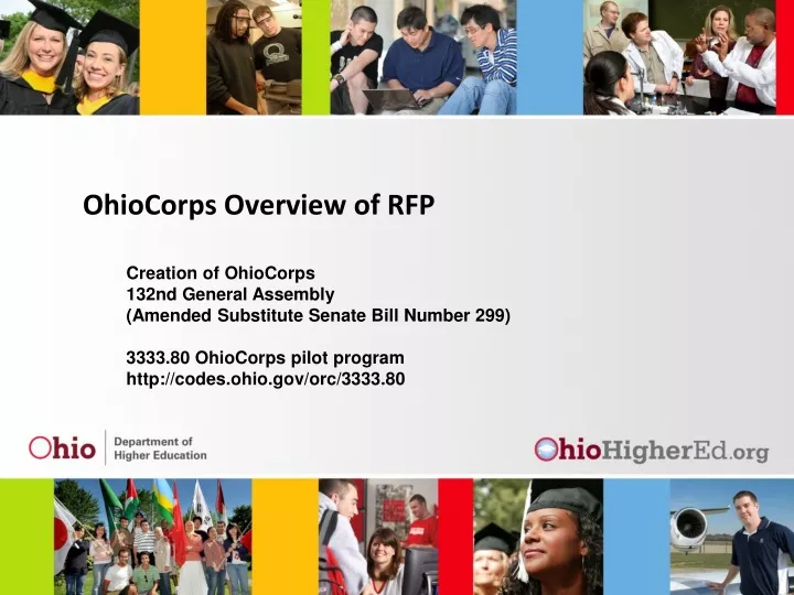 ohiocorps overview of rfp