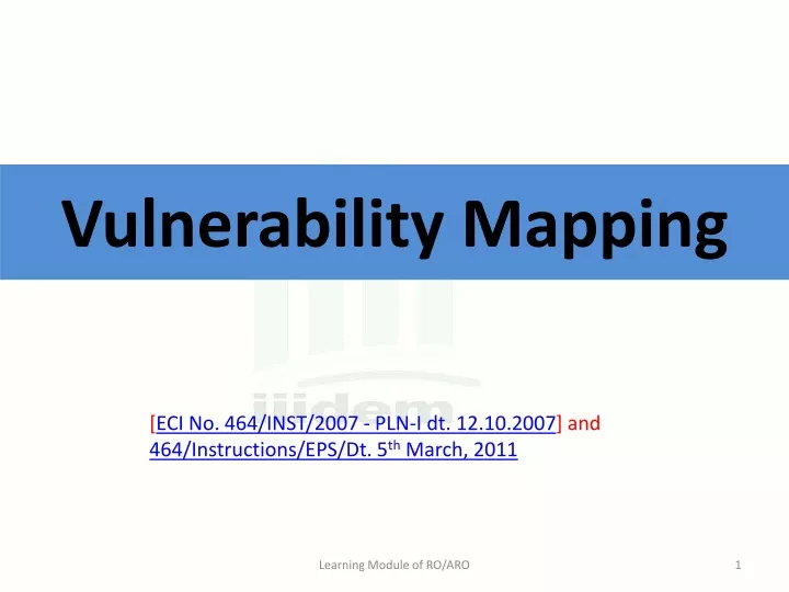 vulnerability mapping