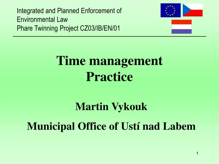 time management practice