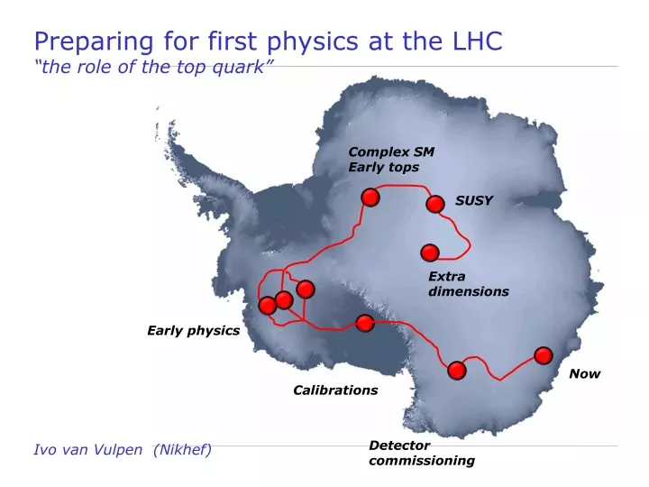 preparing for first physics at the lhc the role