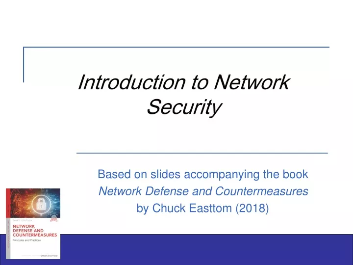 PPT - Introduction To Network Security PowerPoint Presentation, Free ...