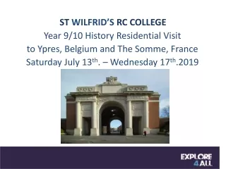 ST  WILFRID’S  RC COLLEGE