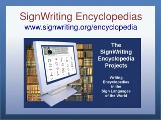 SignWriting Encyclopedias signwriting/encyclopedia