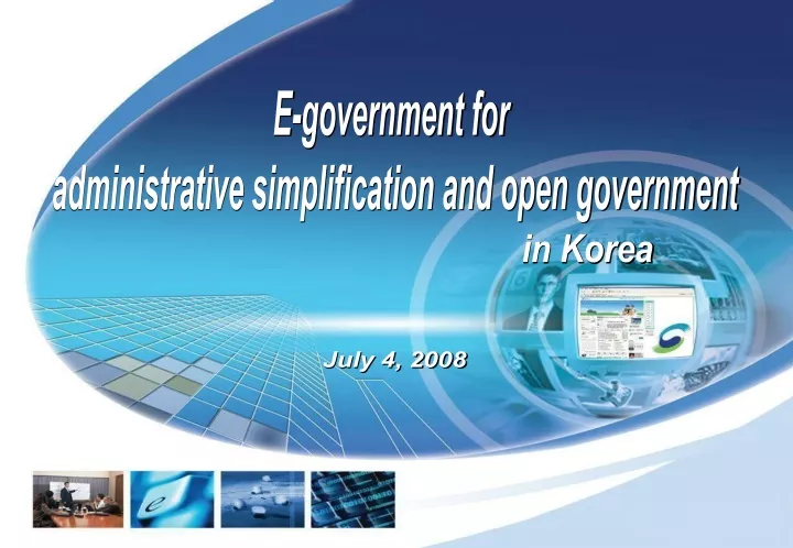 e government for administrative simplification