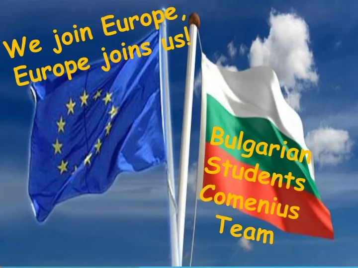 we join europe europe joins us