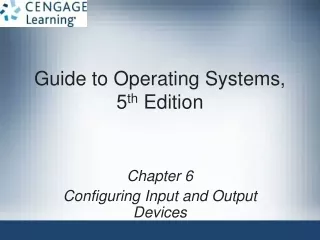 Guide to Operating Systems, 5 th  Edition