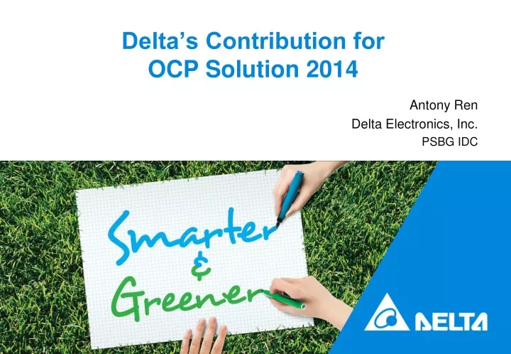 delta s contribution for ocp solution 2014