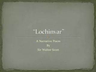 “ Lochinvar ”