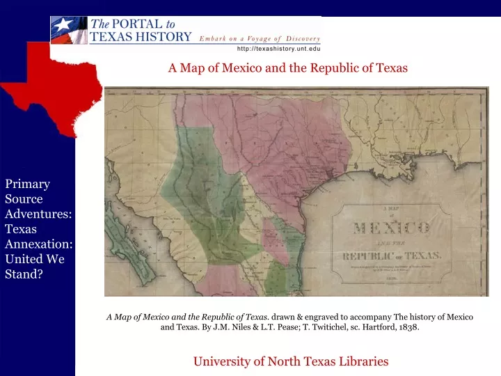 a map of mexico and the republic of texas