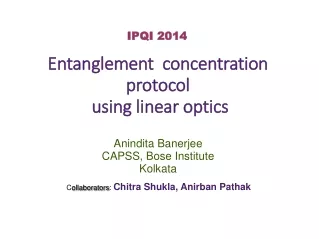 Entanglement  concentration protocol   using linear optics