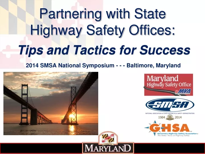 partnering with state highway safety offices
