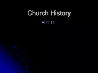 Church History