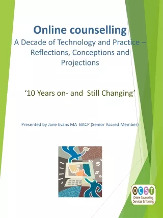 A selection of what was happening relating to Online Therapy in 2008