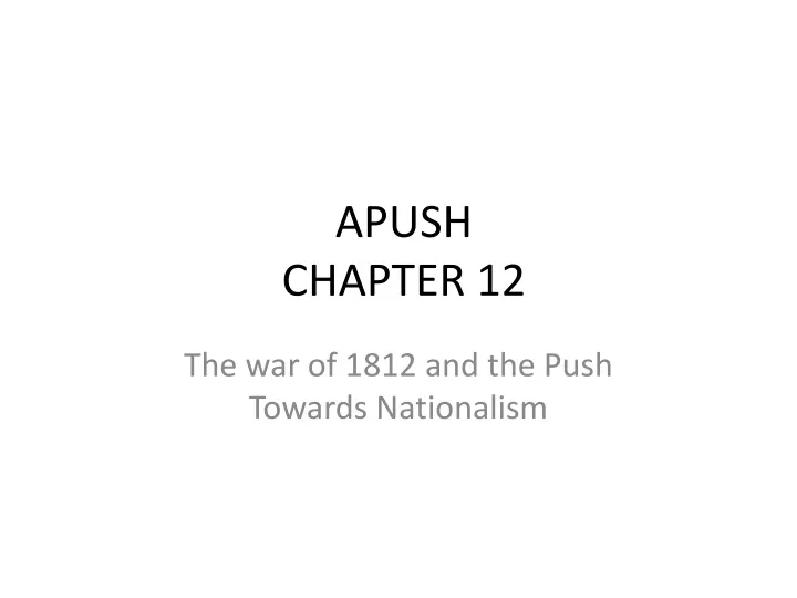 apush chapter 12