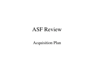 ASF Review