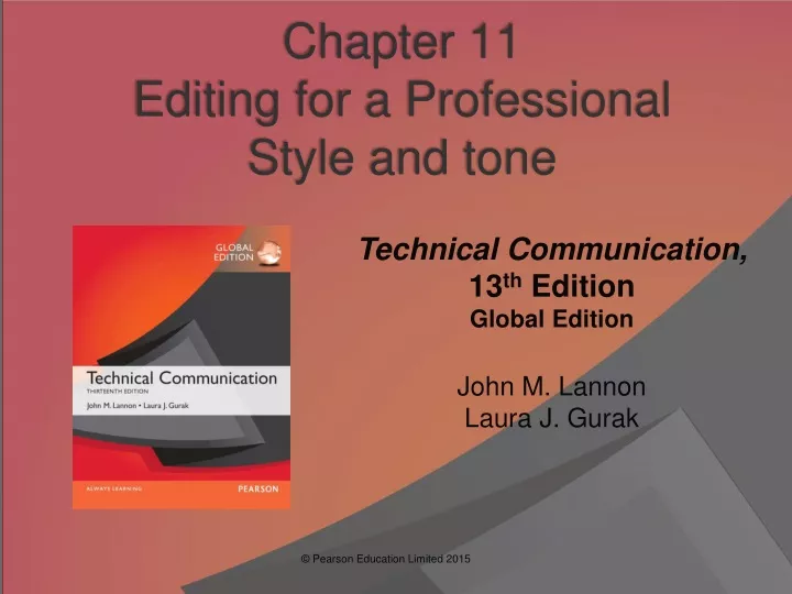 chapter 11 editing for a professional style and tone