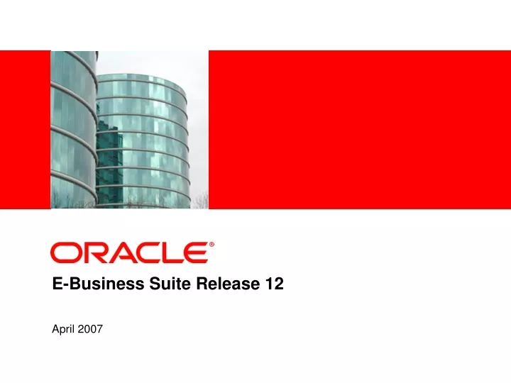 e business suite release 12
