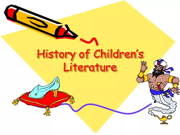 history of children s literature