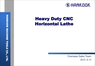 Heavy Duty CNC  Horizontal Lathe