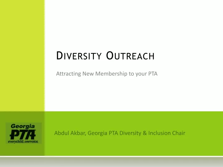 diversity outreach