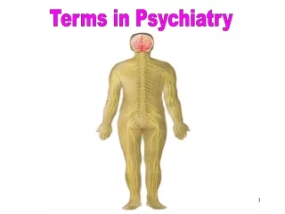 Terms in Psychiatry