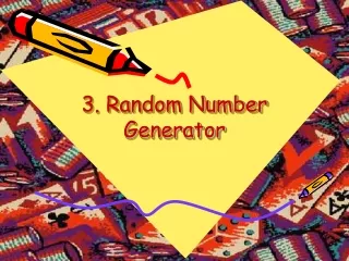 3. Random Number Generator