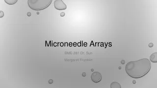 Microneedle Arrays