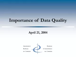 Importance of Data Quality