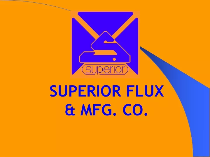 superior flux mfg co