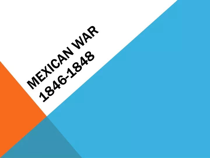 mexican war 1846 1848