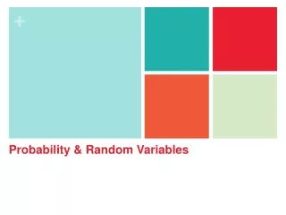 Probability &amp; Random Variables