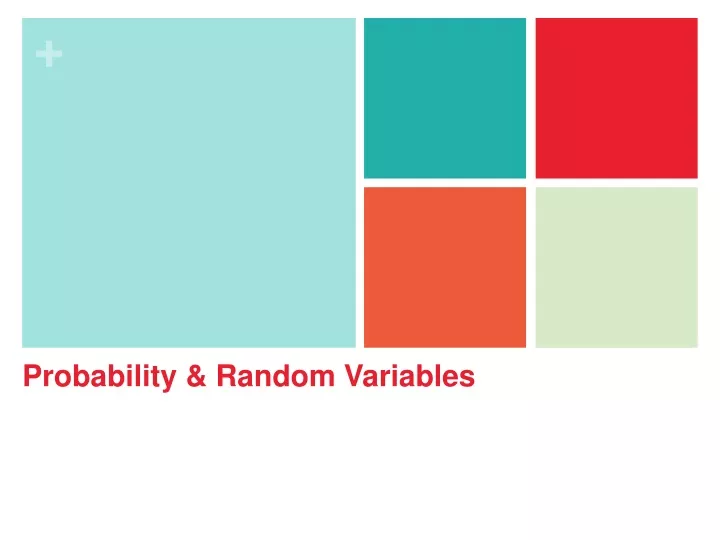 probability random variables