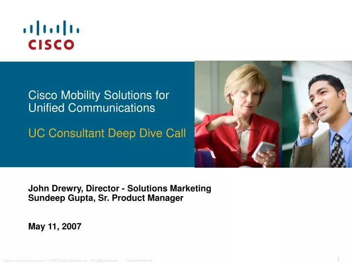 cisco mobility solutions for unified communications uc consultant deep dive call