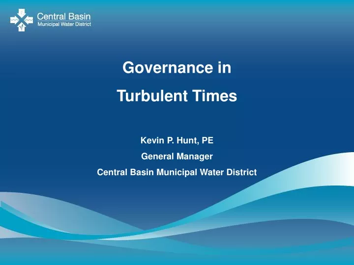 governance in turbulent times kevin p hunt